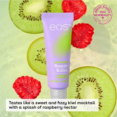 eos 24hrs Moisture Super Balm - Raspberry Kiwi Splash & Strawberry Sorbet - 0.35 fl oz/2pk