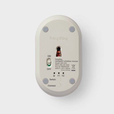 Bluetooth Compact Mouse - heyday Gray