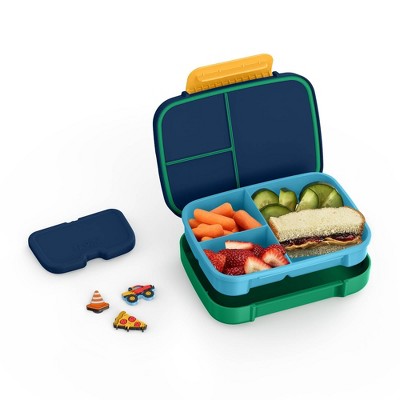 Ello Benni Hot/Cold Food Storage Container with Charms - Green