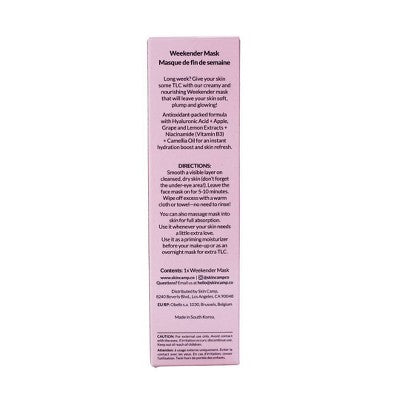 Skin Camp Weekender Mask - 1 each