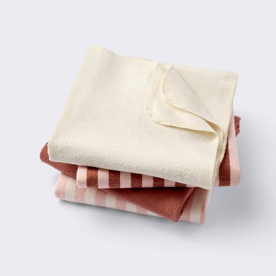 Flannel Baby Blankets - Warm Metallic - 4pk - Cloud Island