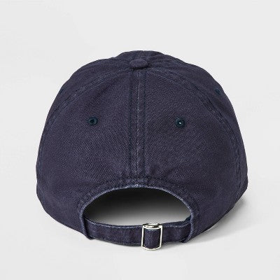 Men's Cotton Baseball Hat - Mighty Fine Navy Blue