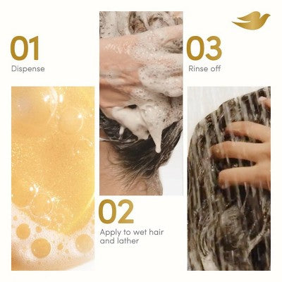 Dove Beauty UV Repair & Glow Shampoo - Damage Therapy - 12 fl oz: Vegan, Gel, Moisturizing, Nourishing