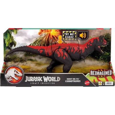 Jurassic World Legacy Collection Reimagined Roarin' Real Feel Carnotaurus