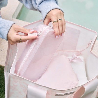 Case-Mate Jelly Makeup Bag - Ballet Pink Twinkle