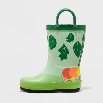 Toddler Girls' Kesi Rain Boots - Cat & Jack Green 10T