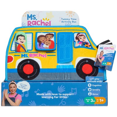 Ms. Rachel Tummy Time Activity Bus Baby Toy