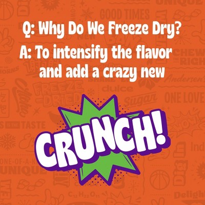 Crazy Candy Freeze Dried Halloween Candy - Sour Crispy Crawlers - 1.5oz