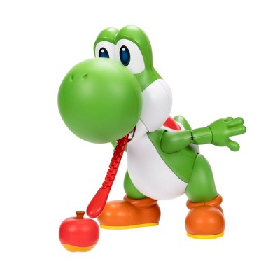 Nintendo Super Mario Yum Yum Yoshi 9.5" Feature Figure Grab the fruit again and again