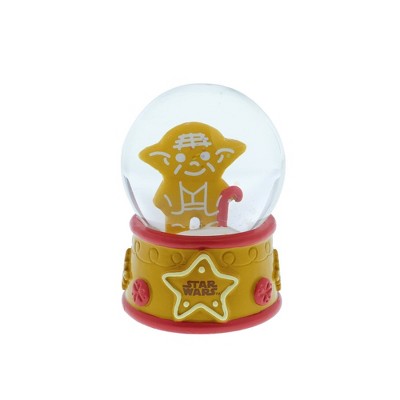 3"x2" Star Wars Yoda Gingerbread Christmas Snow Globe