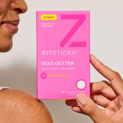 ZitSticka Goo Getter Surface Pimple Hydrocolloid Acne Patch - 36ct