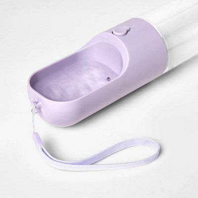 Dog Water Bottle - 14oz - Purple - Boots & Barkley