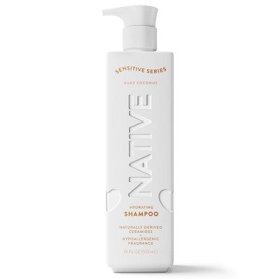 Native Shampoo for Dry Hair, Sensitive Series Bare Coconut - 18oz