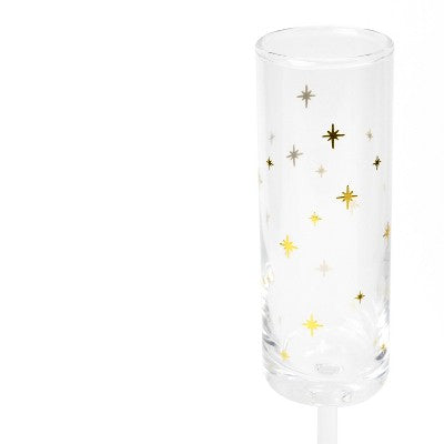 11.3 fl oz Clear Glass Stemware with Stars - Bullseye's Playground