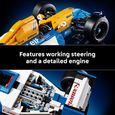 LEGO Icons Williams Racing FW14B & Nigel Mansell Model Car Set for F1 Fans 10353