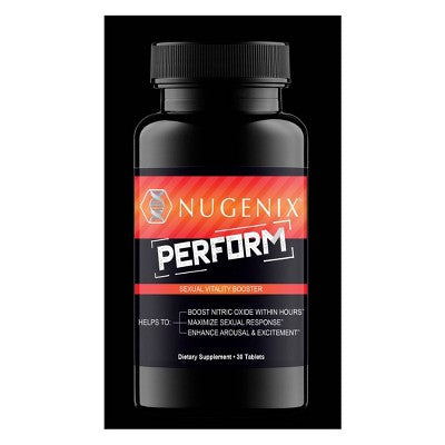 Nugenix Perform Sexual Vitality Booster Tablets - 30ct