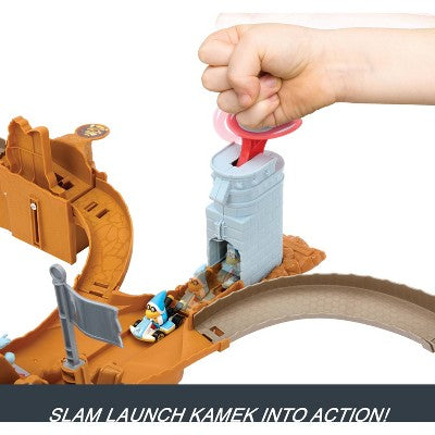 Hot Wheels Mario Kart Bowser's Castle Track Set with 1:64 Scale (LOCAL PICKUP ONLY)