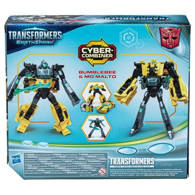 Transformers EarthSpark Bumblebee and Mo Malto Cyber-Combiner Action Figure Set - 2pk
