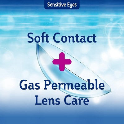 Bausch & Lomb Sensitive Eyes Plus Saline Solution, 12 Oz