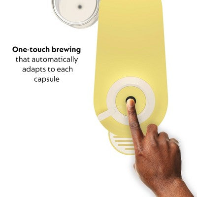 Nespresso Limited-Edition Vertuo Pop+ Coffee and Espresso Maker Flavored Iced Bundle by De'Longhi Pastel Yellow (LOCAL PICKUP ONLY)