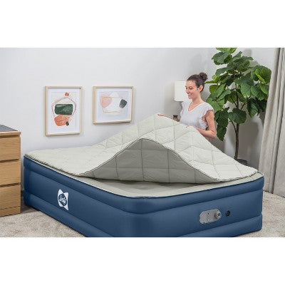 Sealy AlwayzAire Tough Guard Duvet Top Air Mattress Queen with Built-in Dual Pump (LOCAL PICKUP ONLY)
