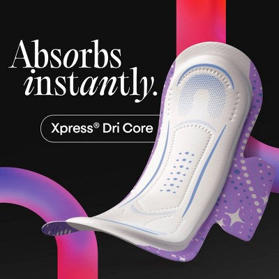 Kotex Maxi Overnight Pads - 39ct