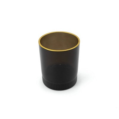 9.6 oz Lowball Glass Black - Bullseye's Playground