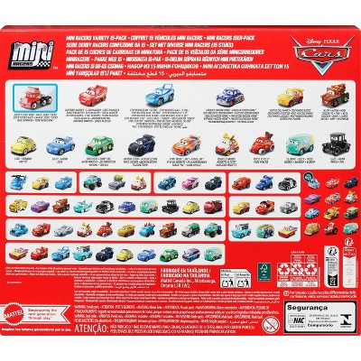 Disney Pixar Cars Minis Vehicle - 15pk