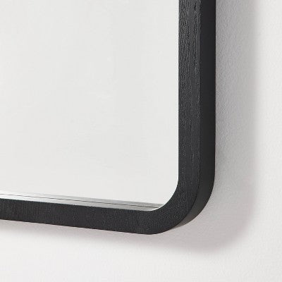 20"x60" Shield Floor FSC Ash Wood Mirror Black - Threshold designed with Studio McGee: Arched, Wall Mountable (LOCAL PICKUP ONLY)
