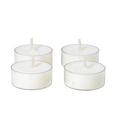 4pk Tealight Candle Set White - Bullseye's Playground