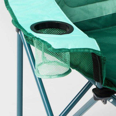 Loveseat Outdoor Portable Camping Chair Green - All In Motion (LOCAL PICKUP ONLY)