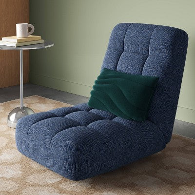 12" x 18" Lumbar Cotton Jersey Quilted Puff Throw Pillow Green - Room Essentials