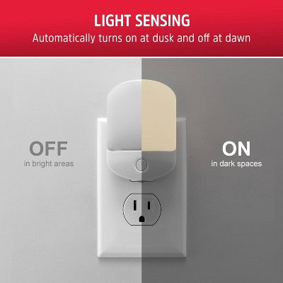 Energizer Color Changing LED Light Sensing Night Light