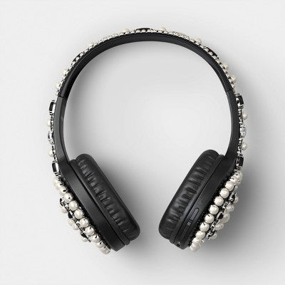 Embellishment On-Ear Headphones - heyday Jewel Black