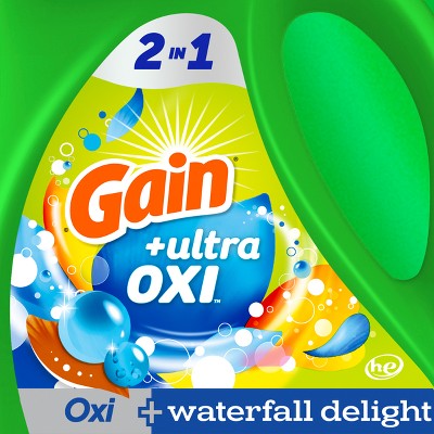 Gain Oxi Waterfall Liquid Laundry Detergent - 144 fl oz