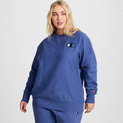 Champion Adult Sizing Iconic Embroidered Crewneck Sweatshirt S