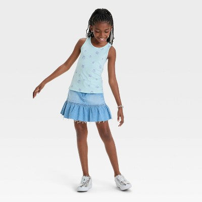 Girls' Shell Tank Top - Cat & Jack Mint Green M