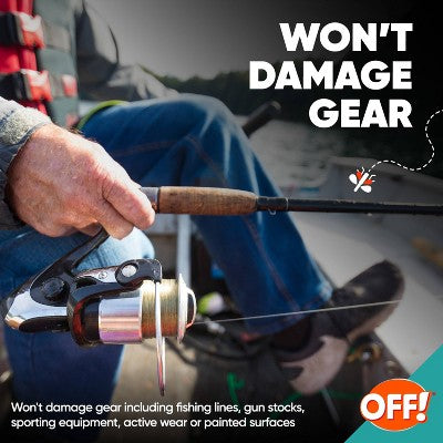 OFF! Deep Woods Max Mosquito Repellent & Tick Spray, Up to 10 Hrs of Protection & Gear Safe with Picaridin - 5oz