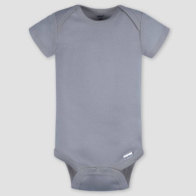 Gerber Baby 5pk Tonal Short Sleeve Bodysuit - Blue 0-3M