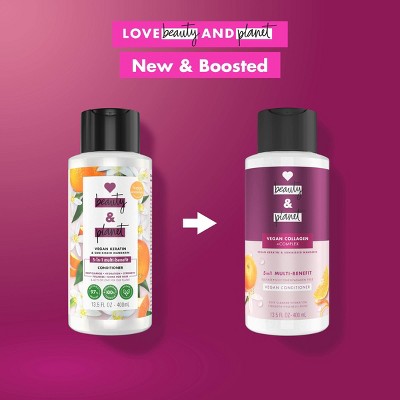 Love Beauty and Planet Vegan Keratin & Sun-Kissed Mandarin Conditioner - 13.5 fl oz