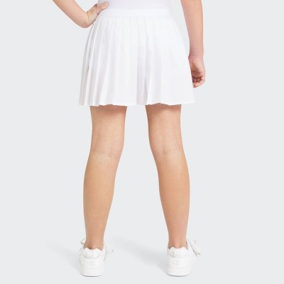 Champion Girls' Pleated Skort - Bright White L