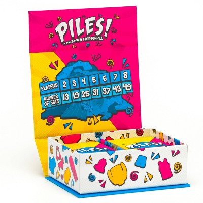 Lost Boy Entertainment Piles! Card Game: Memory Skills, 2-8 Players