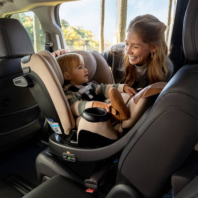 Evenflo Gold Revolve 360 Extend All-in-One Rotating Convertible Car Seat with SensorSafe- Travertine (LOCAL PICKUP ONLY)