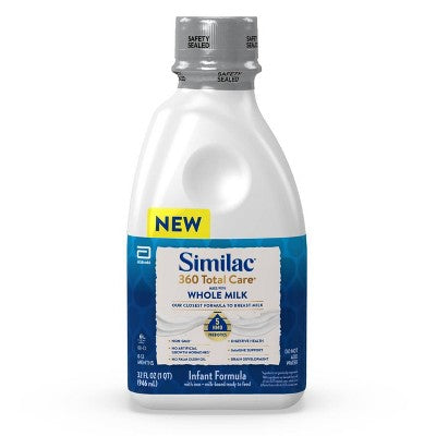 Similac 360 Total Care Whole Milk Ready to Feed Infant Formula- 32 fl oz