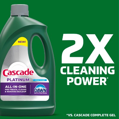 Cascade Fresh Platinum Gel Dishwasher Detergents - 75 fl oz