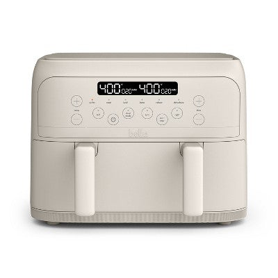 bella 4qt TriZone Air Fryer Oatmilk