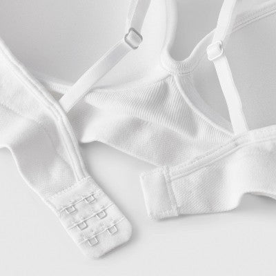 Girls' Wire Free Molded Back Closure Bra - art class White S