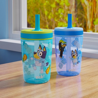 Zak Designs 2pk 15oz Bluey Kelso Tumbler Set