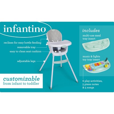 Infantino Music and Lights 8-in-1 Convertible High Chair (LOCAL PICKUP ONLY)
