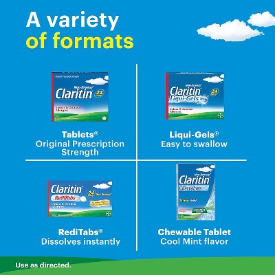Claritin Loratadine 5mg Reditab Tablet Non Drowsy, 30 Count